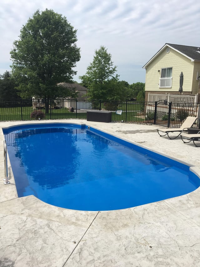 cost to add tanning ledge to pool